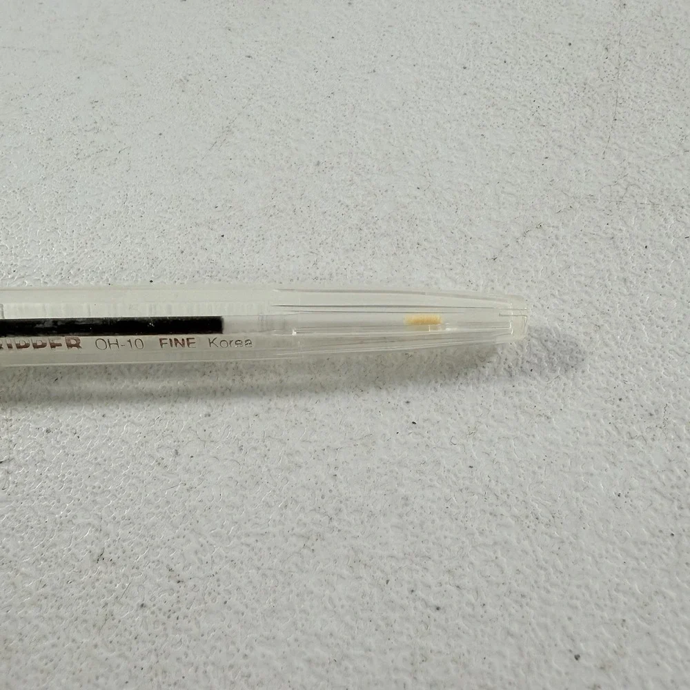 Vintage ITOYA Ballpoint Pen - Black Gripper Ball Pen OH-10‎ Fine